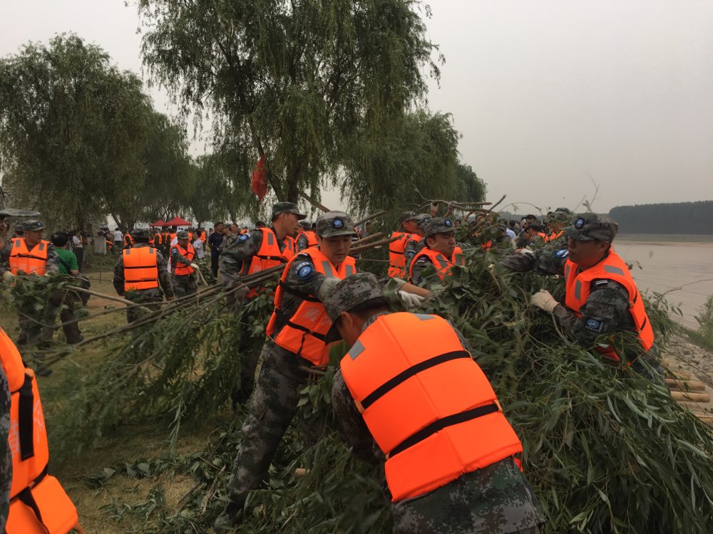 2017年山东省黄河防汛演练举行