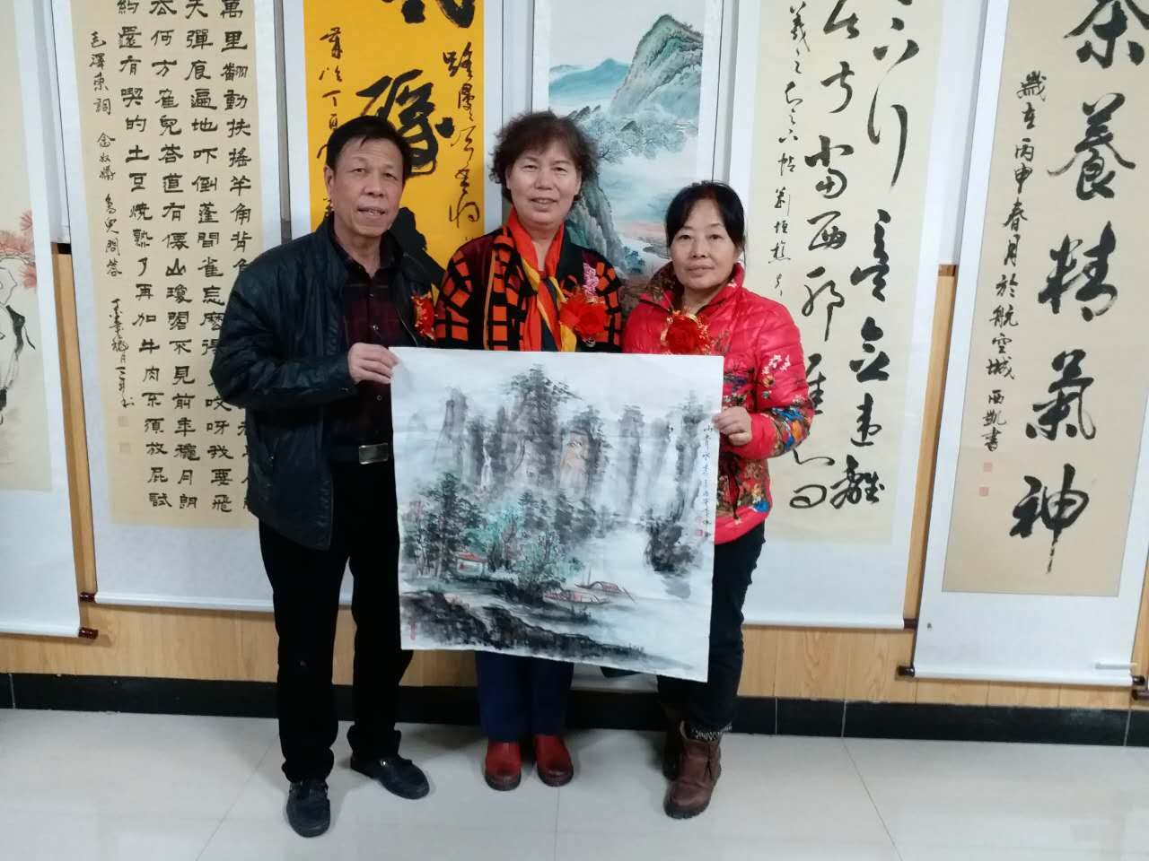 西安盛唐书画院阎良分院揭牌仪式成功举行