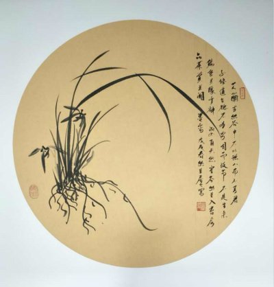 韩正民兰花作品欣赏