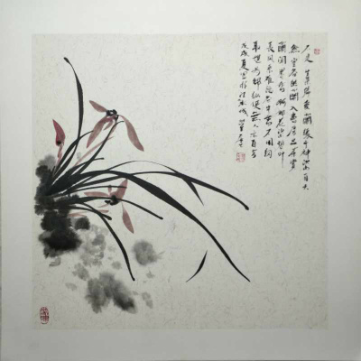 韩正民兰花作品欣赏
