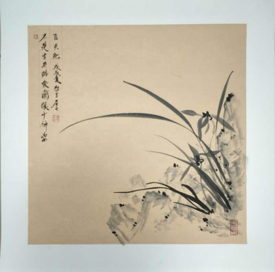 韩正民兰花作品欣赏