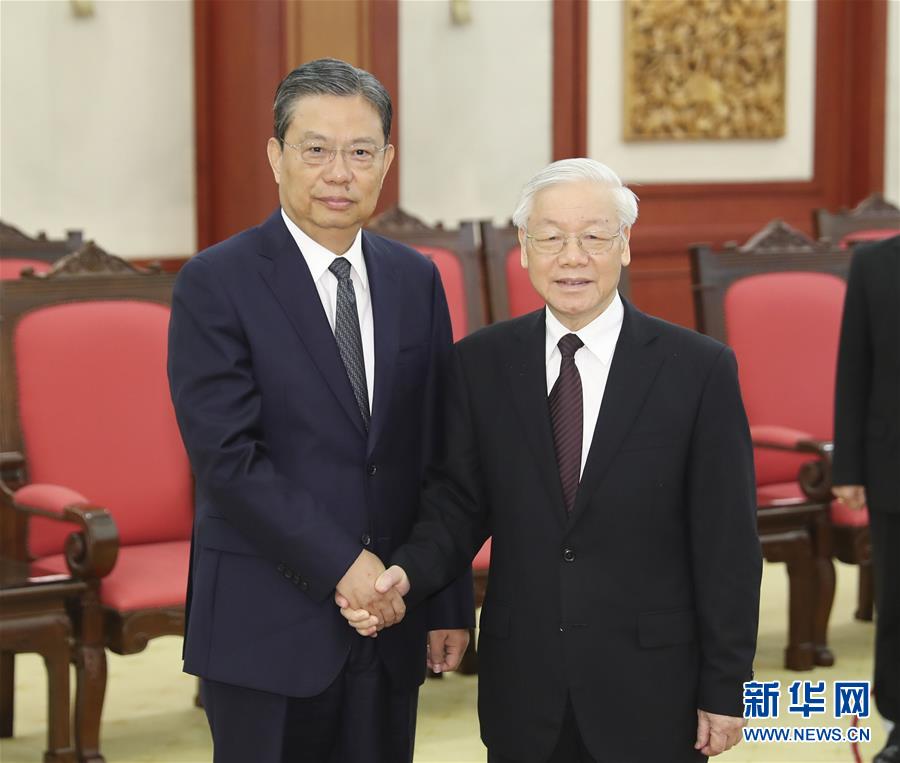 赵乐际对越南进行正式友好访问