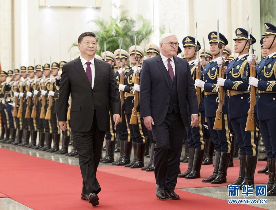 习近平同德国总统施泰因迈尔举行会谈