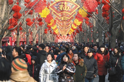 大年初一北京景区接待游客超百万 故宫接待8万人次