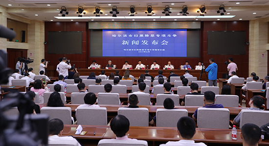 哈尔滨打掉黑恶势力犯罪集团114个 七部门晒出扫黑除恶阶段成绩单