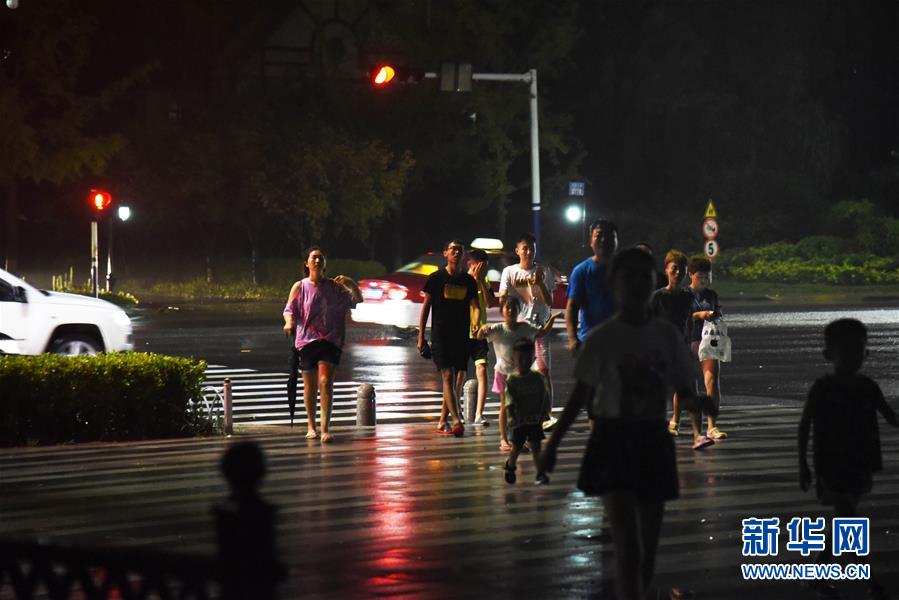 台风“利奇马”在山东青岛再次登陆 山东26座水库超汛限水位