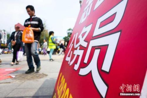 国考报名4天超26万人过审 最热岗竞争超800:1