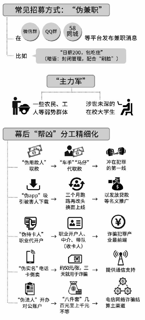 起底电信网络诈骗幕后"帮凶":多弱势群体 常被当"弃子"