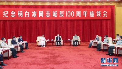 纪念杨白冰同志诞辰100周年座谈会在京举行 赵乐