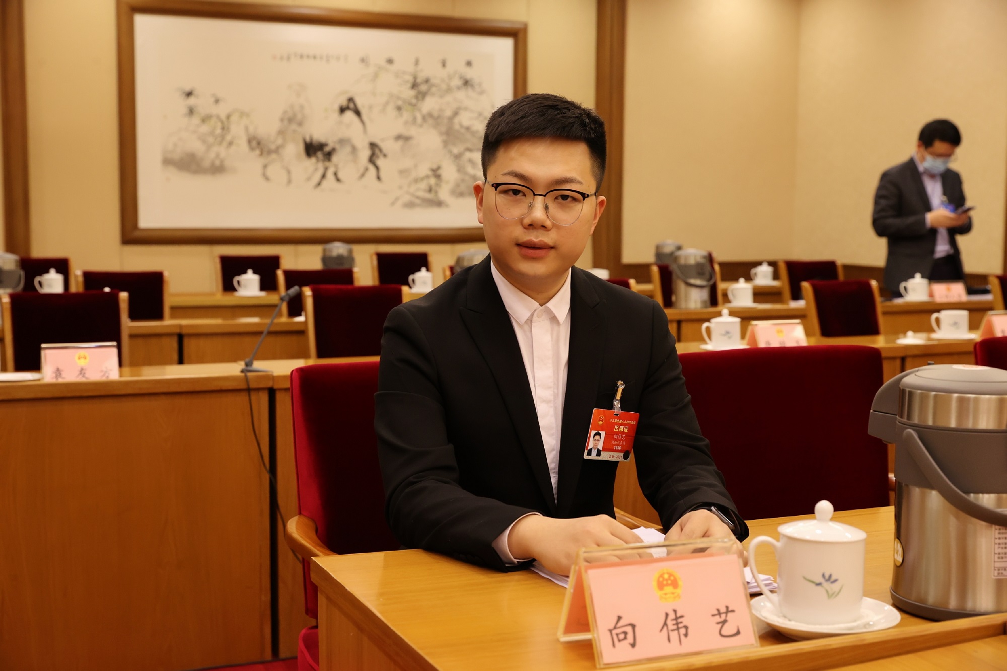 向伟艺代表:突出惩治多发性侵财犯罪,守护群众生命财产安全