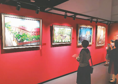 红色油画寻根革命圣地